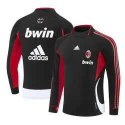 2006/07 AC Milan Retro Long Sleeve Training Jersey Black - product photo US24.89 - 2006/07 AC Milan Retro Long Sleeve Training Jersey Black