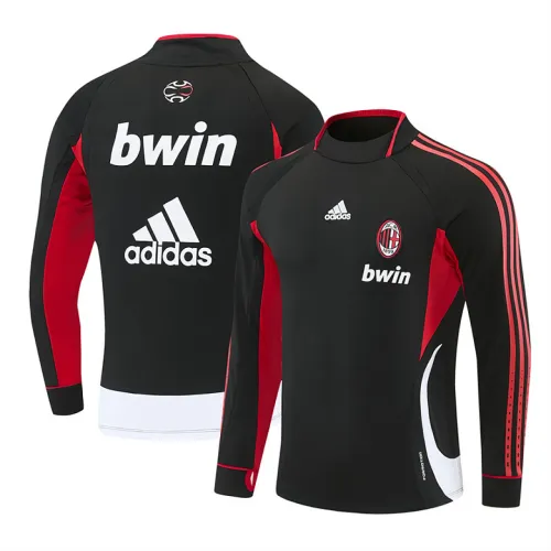 2006/07 AC Milan Retro Long Sleeve Training Jersey Black