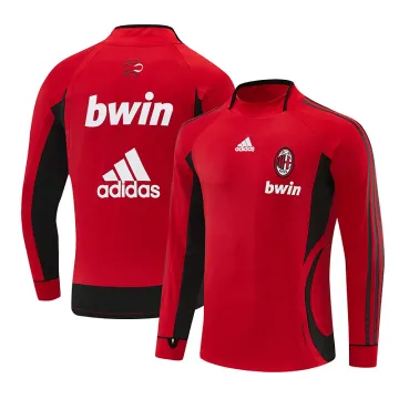 2006/07 AC Milan Retro Long Sleeve Training Jersey Red