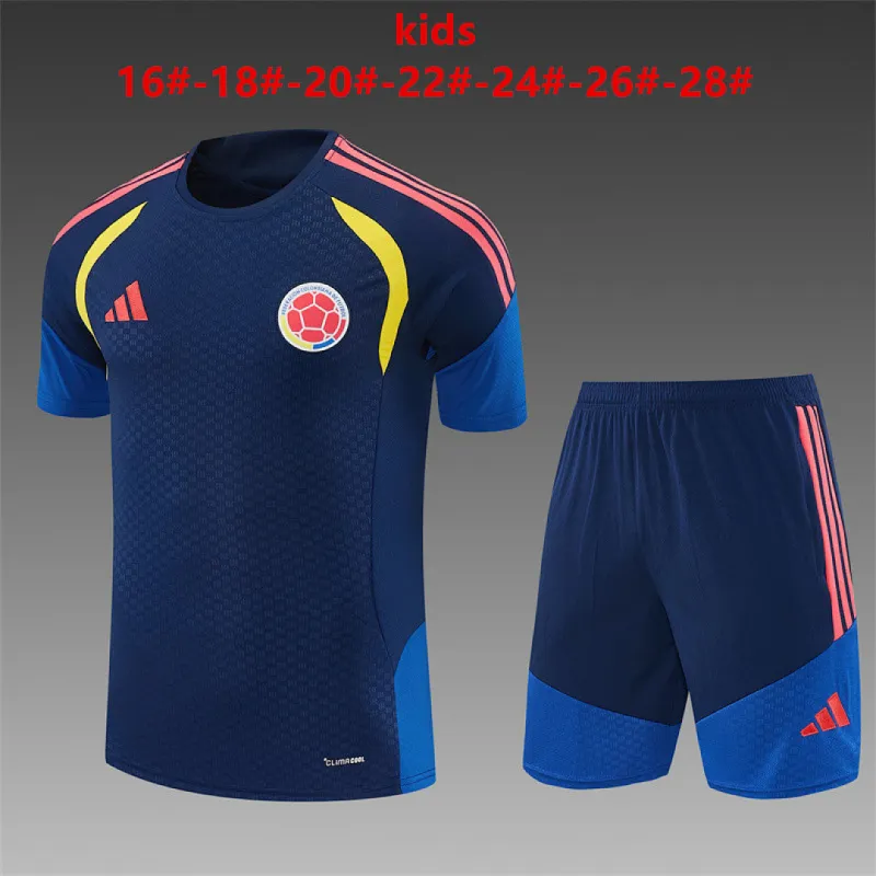 2026 Colombia Training Kids Kit Royal Blue