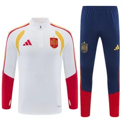 US45.98 - 2026 Spain Half-zip Tracksuit White