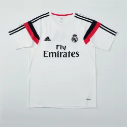 2014/15 Real Madrid Retro Training Jersey White - product photo US21.89 - 2014/15 Real Madrid Retro Training Jersey White