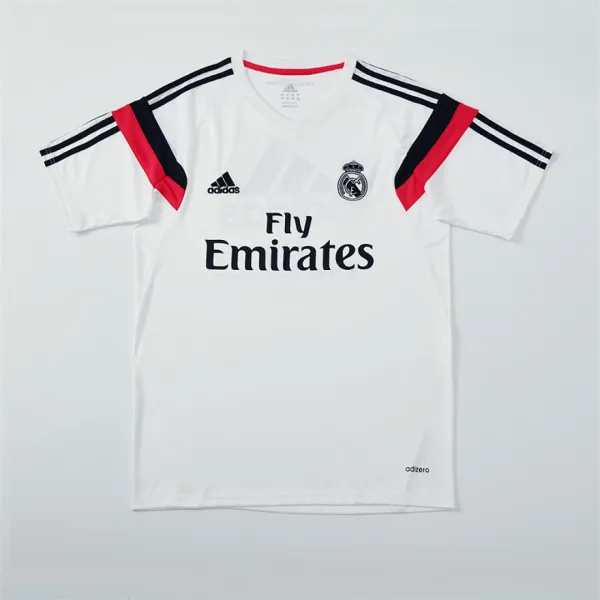 2014/15 Real Madrid Retro Training Jersey White - A-Grade Quality Detail View