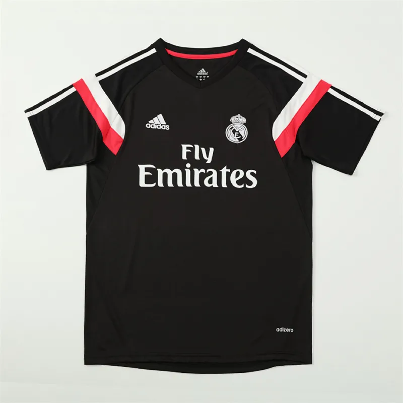 2014/15 Real Madrid Retro Training Jersey Black