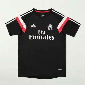 2014/15 Real Madrid Retro Training Jersey Black