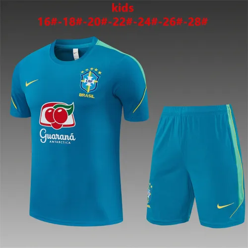 Equipamento de treino infantil do Brasil 2026, azul claro
