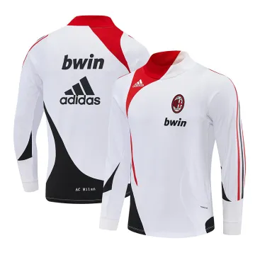 2007/08 AC Milan Retro Long Sleeve Training Jersey White