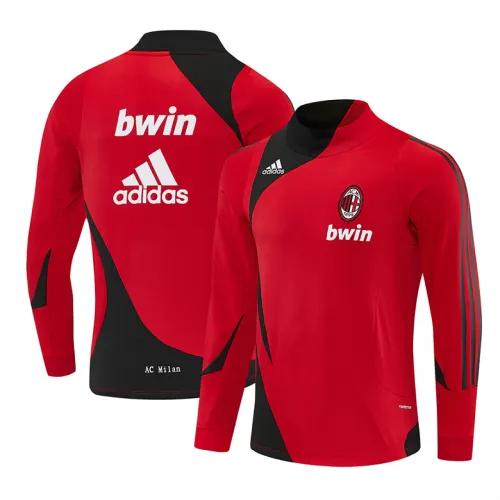 2007/08 AC Milan Retro Long Sleeve Training Jersey Red