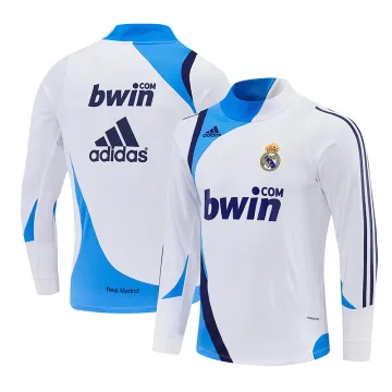 2007/08 Real Madrid Retro Long Sleeve Training Jersey White
