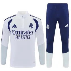 US45.98 - 2026 Real Madrid Half-zip Tracksuit White