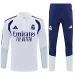 26/27 Real Madrid Half-zip Tracksuit White