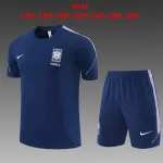 2026 South Korea Training Kids Kit Royal Blue