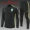 2026 Brazil Jordan Collaboration Kids Half-zip Tracksuit Black/Yellow