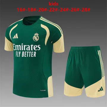2026 Real Madrid Training Kids Kit Green