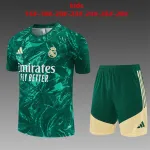26/27 Real Madrid Camo-trainingsset voor kinderen, groen 26/27 Real Madrid Camo Training Kids Kit Green