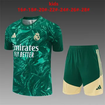 2026 Real Madrid Camo Training Kids Kit Green