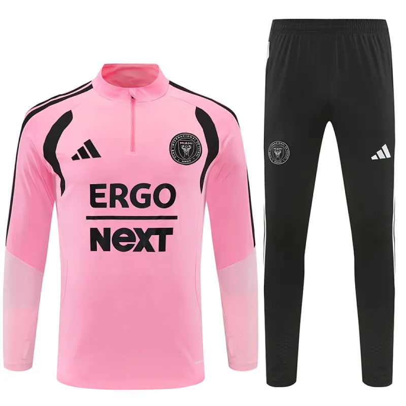 26/27 Inter Miami Half-zip Tracksuit Pink