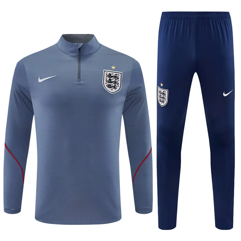2026 England Half-zip Tracksuit Gray