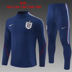 US35.98 - 2026 England Kids Half-zip Tracksuit Royal Blue