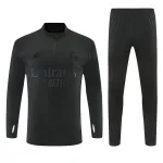 26/27 Real Madrid All Black Half-zip Tracksuit 26/27 Real Madrid All Black Half-zip Tracksuit