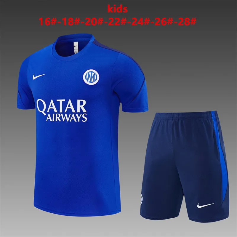 26/27 Inter Milan Training Kids Kit Royal Blue
