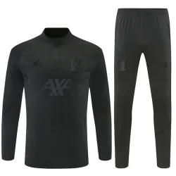 26/27 Liverpool All Black Half-zip Tracksuit - product photo US45.98 - 26/27 Liverpool All Black Half-zip Tracksuit