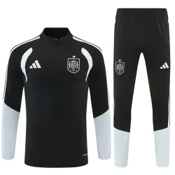 2026 Spain Half-zip Tracksuit Black - product photo US45.98 - 2026 Spain Half-zip Tracksuit Black