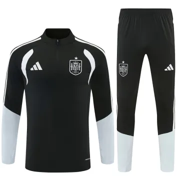2026 Spain Half-zip Tracksuit Black