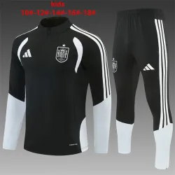 2026 Spain Kids Half-zip Tracksuit Black - product photo US35.98 - 2026 Spain Kids Half-zip Tracksuit Black