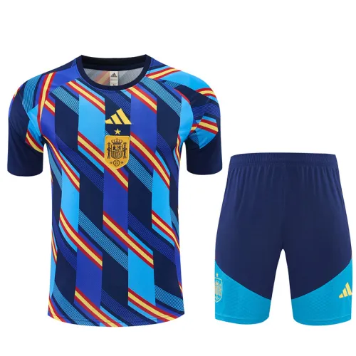 2026 Spain Camo Training Kit Royal Blue