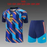 2026 Spain Camo Training Kids Kit Royal Blue 2026 Spain Camo Training Kids Kit Royal Blue