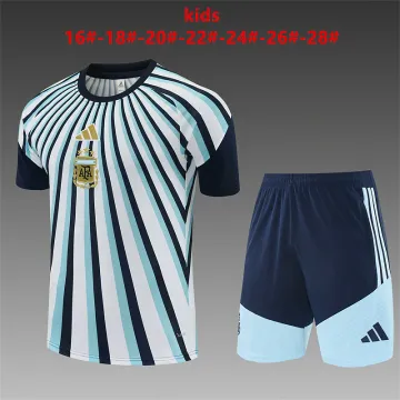 2026 Argentina Camo Training Kids Kit Blue/White