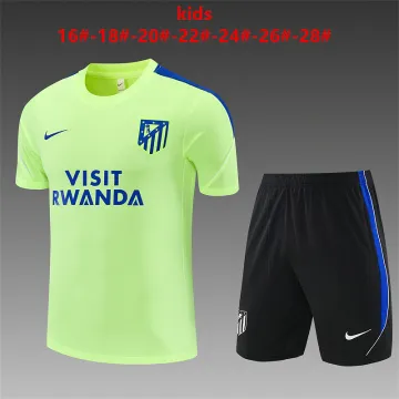 2026 Atletico Madrid Training Kids Kit Neon Green