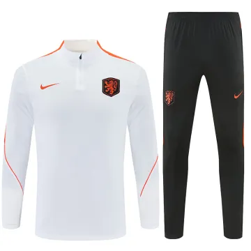 2026 Netherlands Half-zip Tracksuit White