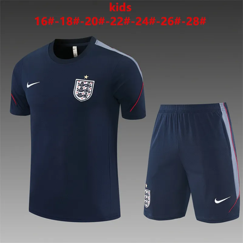 2026 England Training Kids Kit Royal Blue