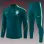 2026 Brazil Kids Half-zip Tracksuit Dark Green