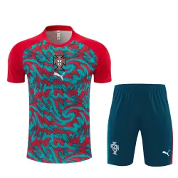 US27.98 - 2026 Portugal Camo Training Kit Red/Green