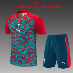2026 Portugal Camo Training Kids Kit Red/Green - product photo US22.98 - 2026 Portugal Camo Training Kids Kit Red/Green