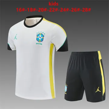 2026 Brazil Jordan Collaboration Training Kids Kit White