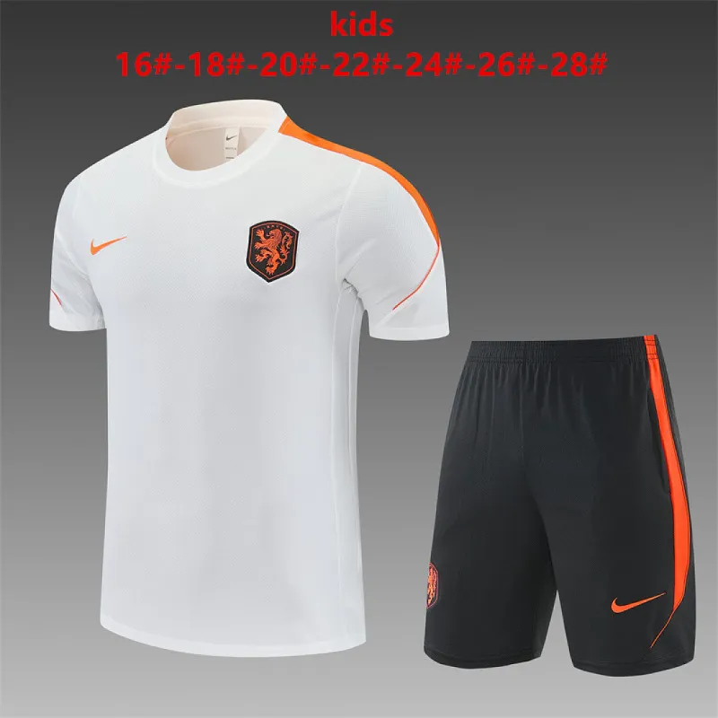 2026 Netherlands Training Kids Kit White