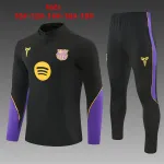 26/27 Barcelona Collaboration Kids Half-zip Tracksuit Black 26/27 Barcelona Collaboration Kids Half-zip Tracksuit Black