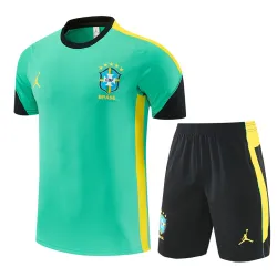 2026 Brazil Jordan Collaboration Training Kit Light Green - product photo US27.98 - 2026 Brazil Jordan Collaboration Training Kit Light Green