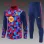 2026 Barcelona Camo Kids Half-zip Tracksuit Red/Blue