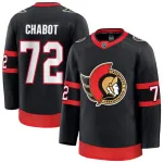 Thomas Chabot Men's Ottawa Senators Black Home Premium Jersey