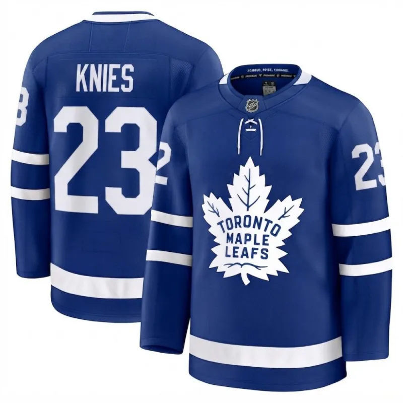 Matthew Knies Men’s Toronto Maple Leafs Blue Home Premium Jersey