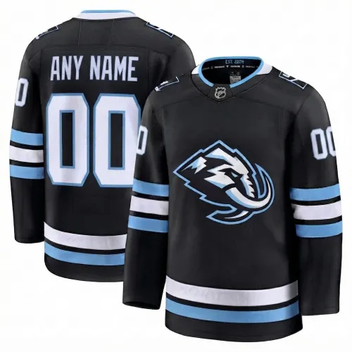 Camiseta personalizada Utah Mammoth Black Home Premium de hombre