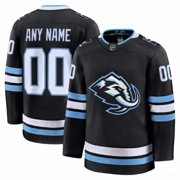 Utah Mammoth Herren schwarzes Premium Trikot nach Maß