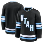 Utah Mammoth zwart thuisshirt voor heren, premium, blanco