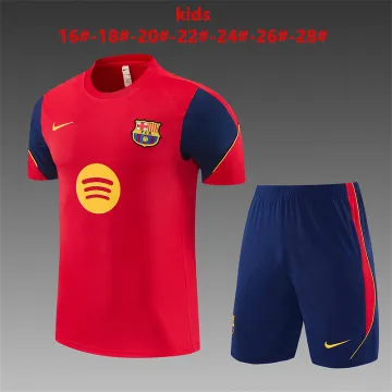26/27 Barcelona Training Kids Kit Red