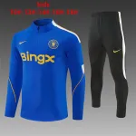 26/27 Chelsea Kids Half-zip Tracksuit Royal Blue 26/27 Chelsea Kids Half-zip Tracksuit Royal Blue